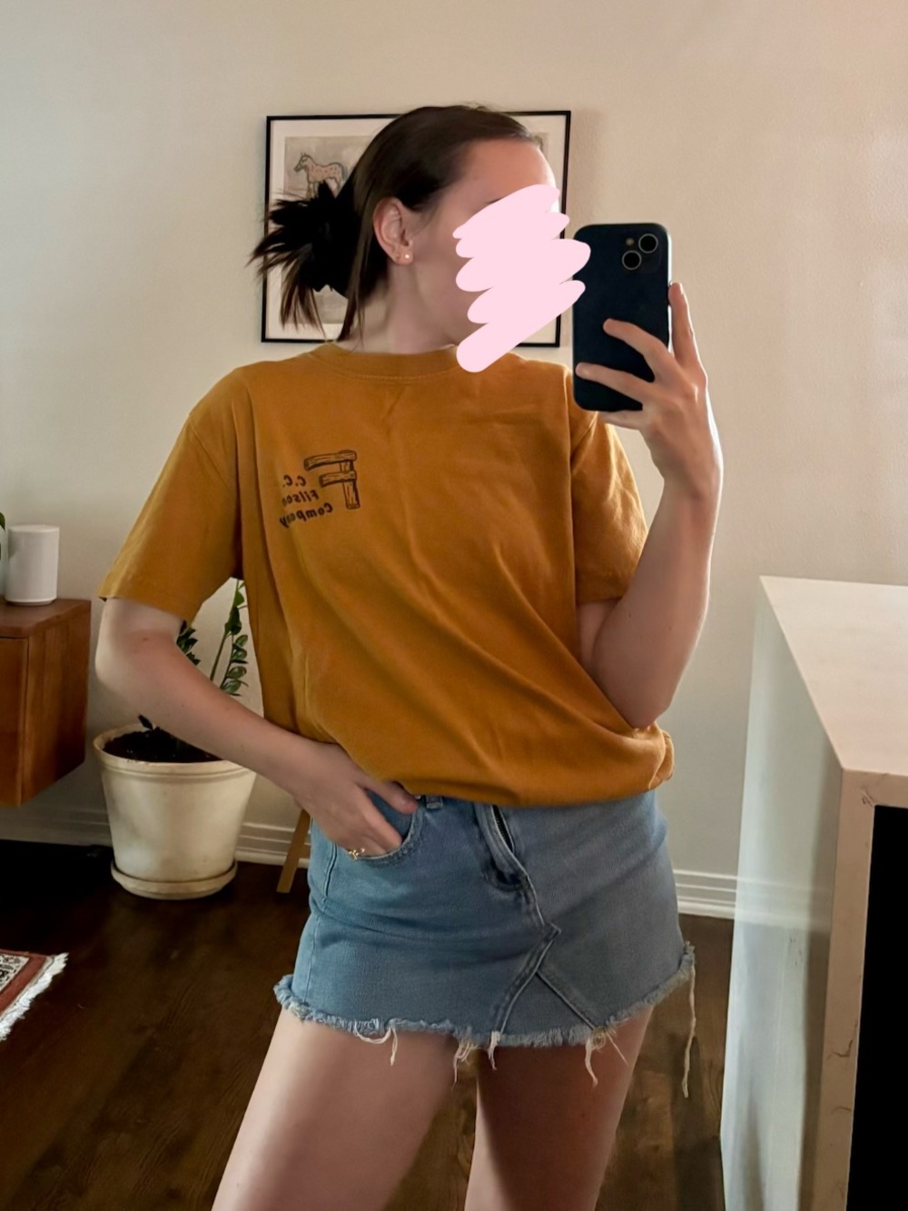 Filson Mustard Yellow Short Sleeve Tee
